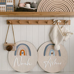 Load image into Gallery viewer, BOHO RAINBOW NURSERY ROUND
