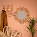 Load image into Gallery viewer, DAHLIA RATTAN MIRROR (LARGE) - 60CM
